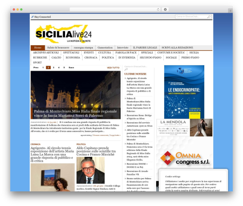 blognews theme WordPress by Mehmet Ozekinci sicilialive24.it