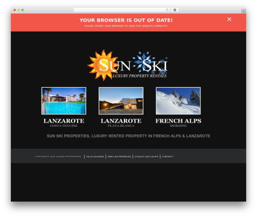 Creative WordPress theme - sunskiproperties.com Creative WordPress theme - sunskiproperties.com