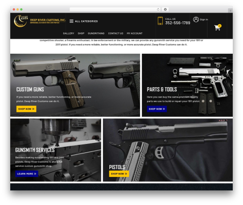 Multistore WordPress theme - deeprivercustoms.com