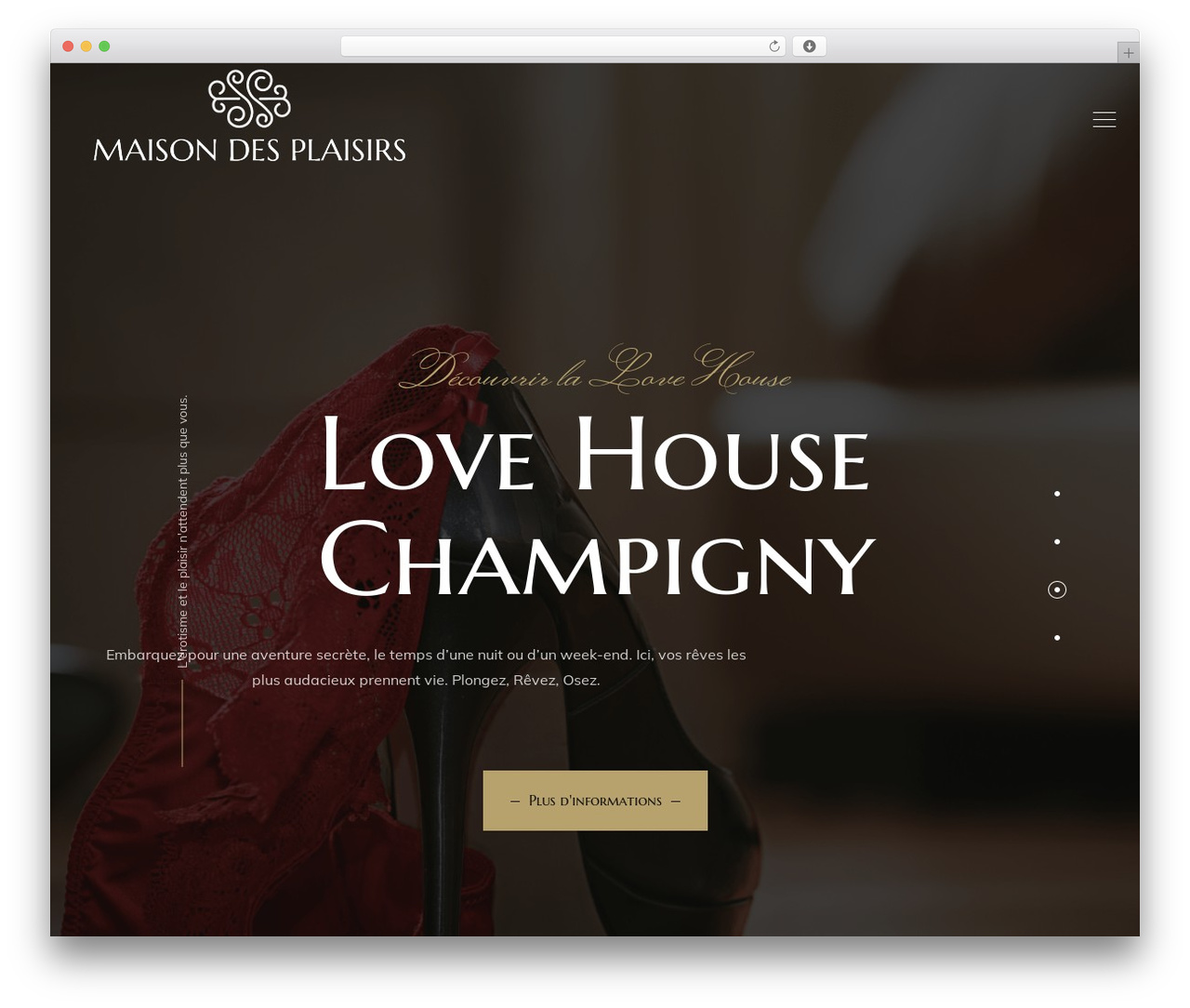Queeny WordPress theme - lamaisondesplaisirs.com