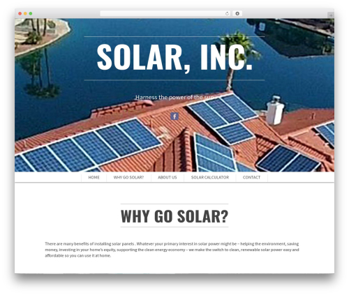 SCRN WordPress theme - solarincaz.com