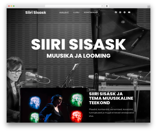 Theme WordPress Micdrop - siirisisask.com