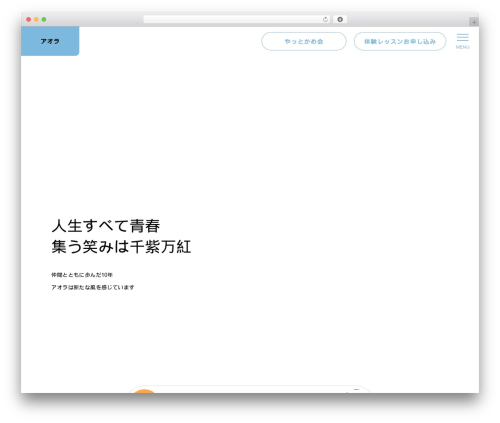 WordPress theme Cherie - ahora-flamenco.com