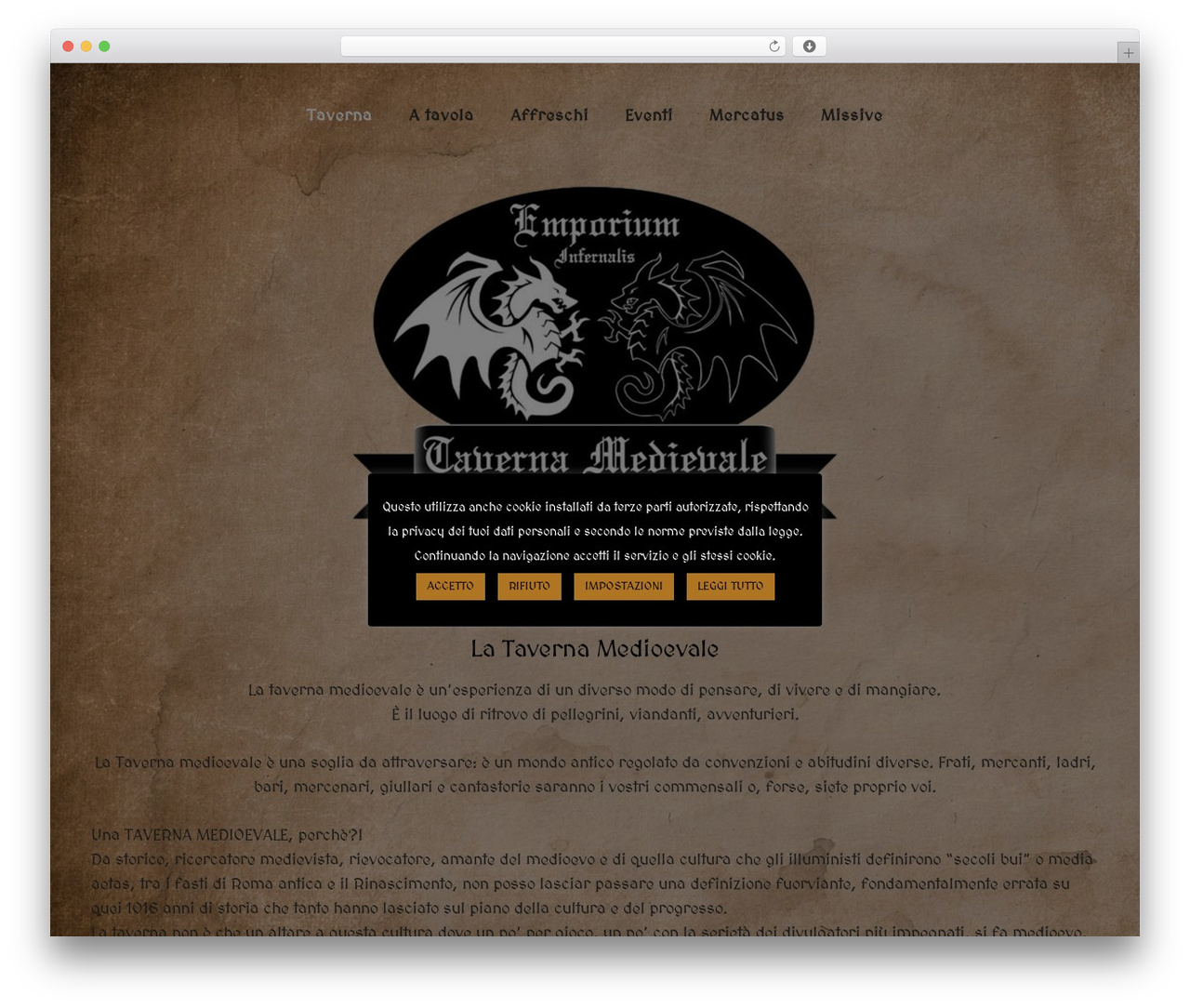 WordPress theme Codex - www.emporiuminfernalis.com