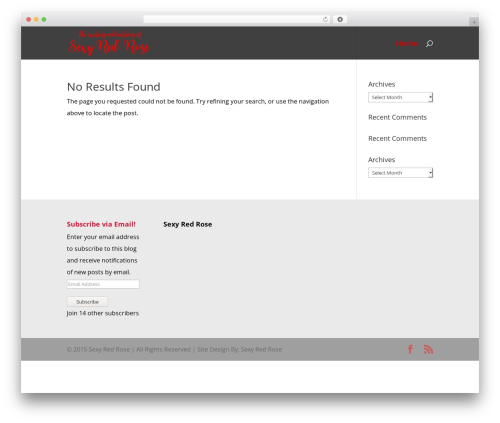 Child Theme premium WordPress theme - sexyredrose.com