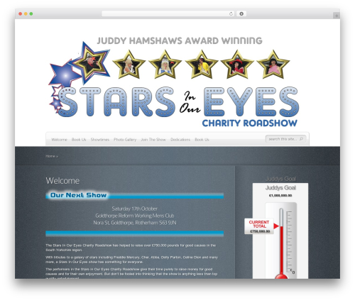 DeepFocus WordPress theme design - starsinoureyes.org.uk