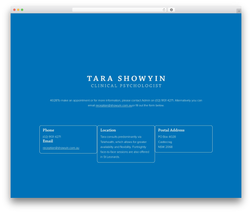 Divi WordPress theme design - showyin.com.au