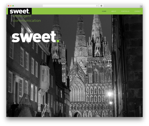 Eight Degree WordPress website theme - sweet.marketing