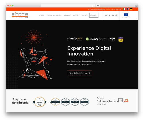 Enfold WordPress store theme - sintraconsulting.pl