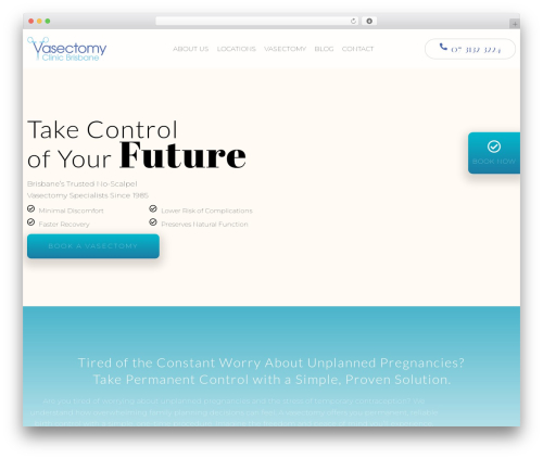 OMD Theme WordPress theme - vasectomyclinicbrisbane.com