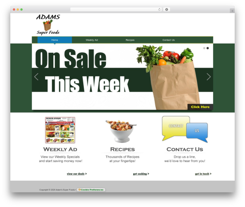 Appcard cookie WordPress plugin - shopadamssuperfood.com