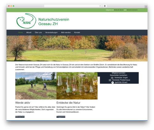 Registrations for the events calendar pro WordPress plugin - naturgossau-zh.ch