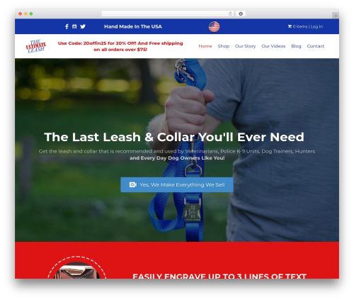 Beaver Builder Theme WordPress store theme - theultimateleash.com