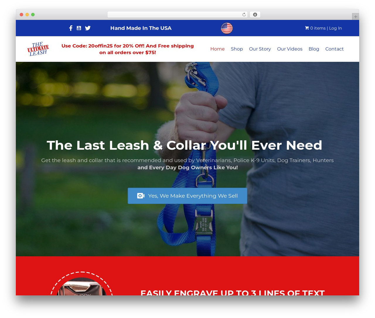 Woo360 Child Theme WordPress store theme - theultimateleash.com