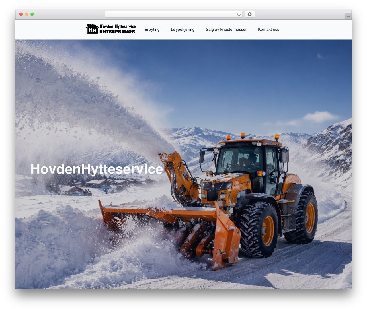 Breakdance Zero Theme WordPress website theme - hovdenhytteservice.no