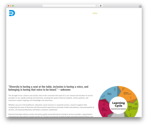 Diversity WordPress theme - diversityessentials.com