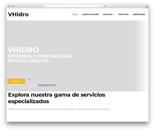 Elevate WordPress theme - vhidro.com