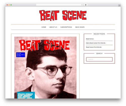Gold Essentials theme WordPress - beatscene.net