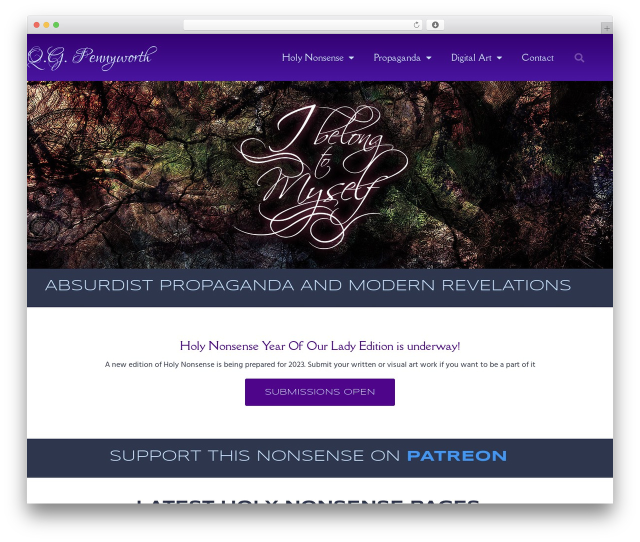 Hello Elementor theme WordPress - qgpennyworth.com
