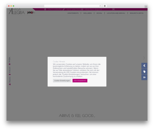 Sticky buttons pro WordPress plugin - chasa-allegria.at
