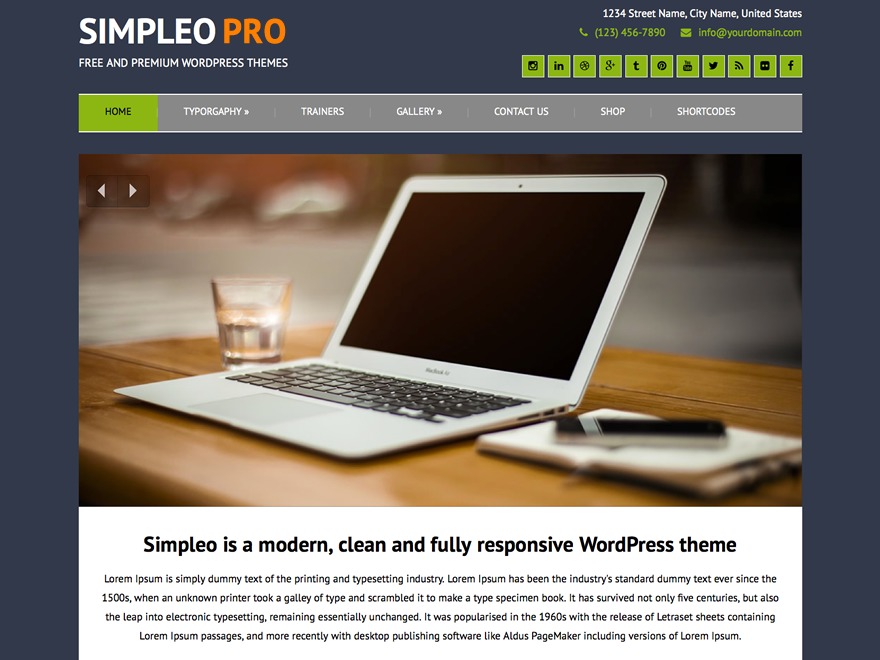 Simpleo WordPress ecommerce theme by Vitaly Pinchev