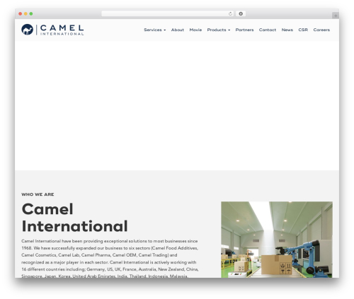 Source Code WordPress theme - camelmyanmar.com