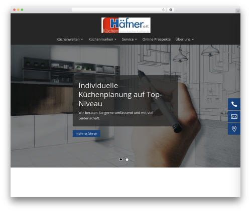 Produktinszenierung WordPress plugin - kuechen-haefner.de