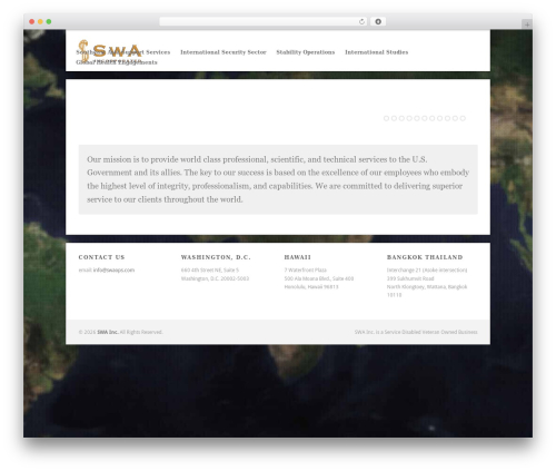 Uber WordPress website theme - swaops.com