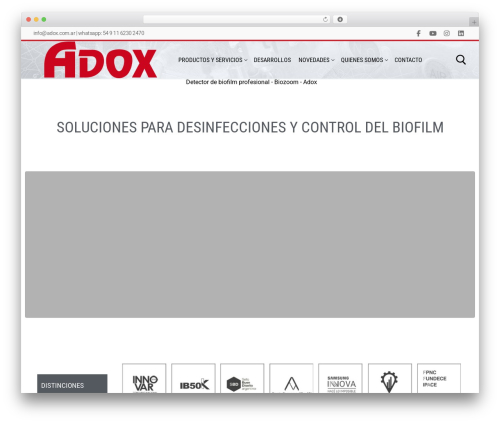 Gt3 pagebuilder WordPress plugin - adox.com.ar