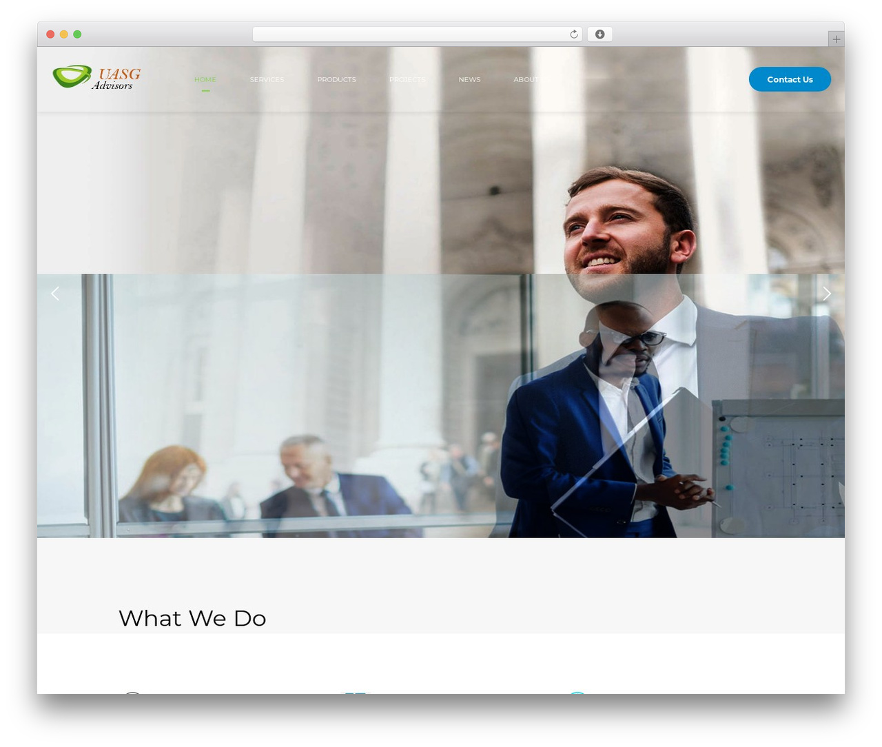 WordPress theme Deploy - uasgadvisors.com