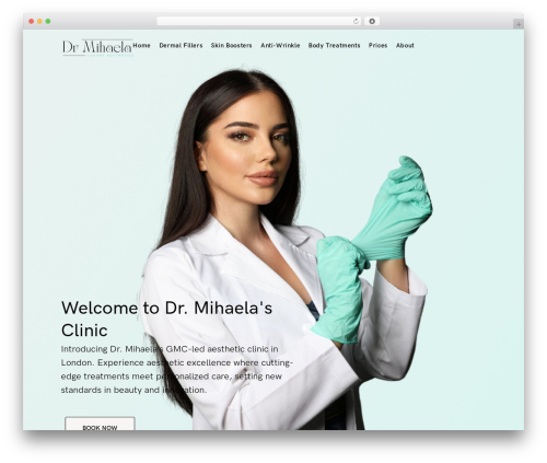 WordPress theme Levre - drmihaela.co.uk
