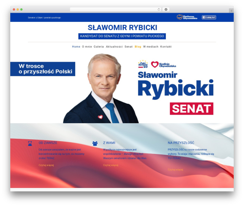 WP theme Candidate - slawomirrybicki.pl