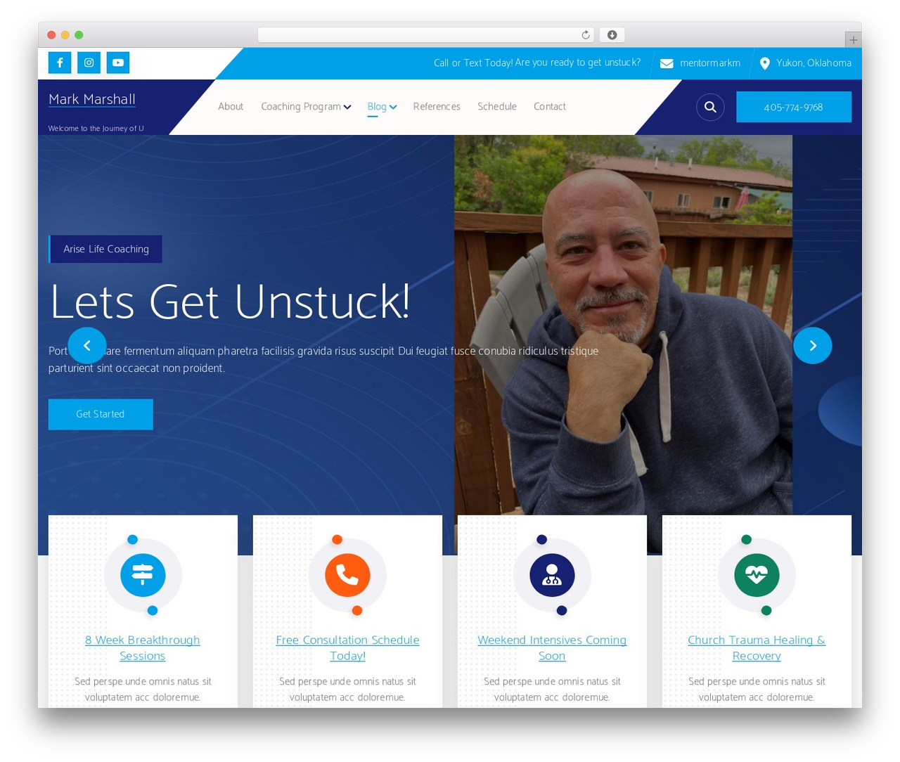 SoftMe WordPress theme - markmarshall.org