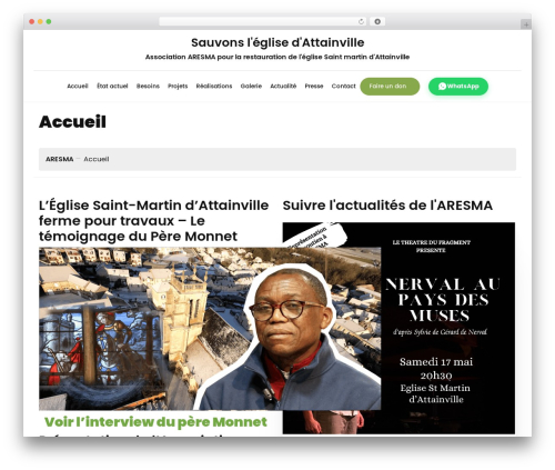Element WordPress theme - eglise-attainville.com