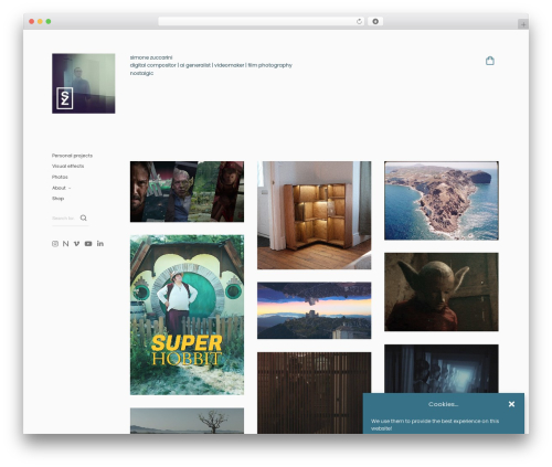 Reframe Plus photography WordPress theme - simonezuccarini.it