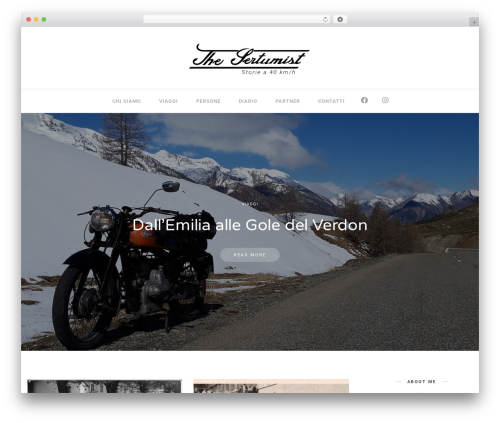 Rima WordPress theme - thesertumist.com