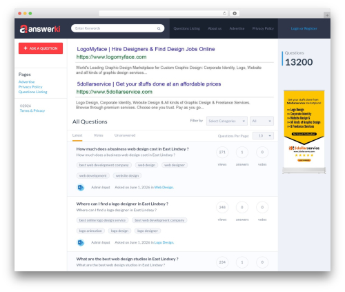 Theme WordPress QAEngine - answerki.com