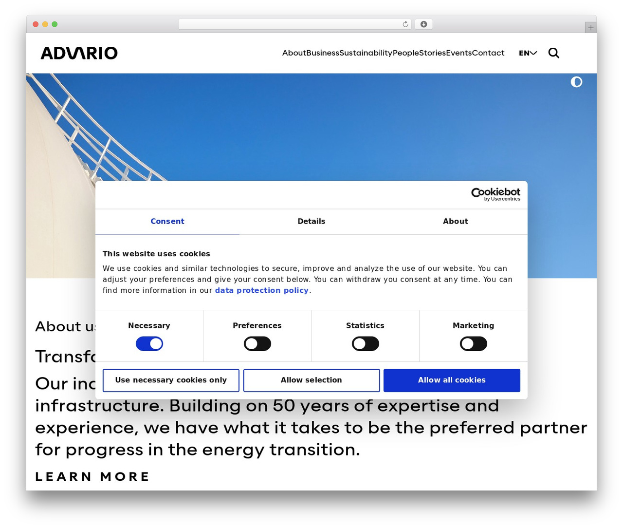 Van Ons Theme WordPress theme - advario.com Van Ons Theme WordPress theme - advario.com