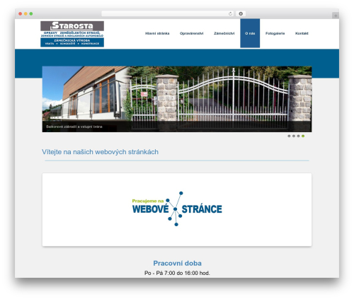 web WordPress theme - starostacz.cz