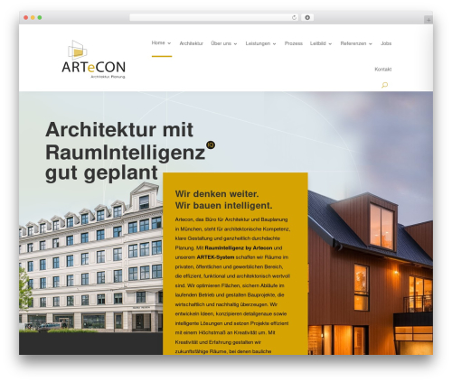 WordPress theme Divi - www.artecon.net