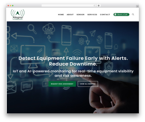 WordPress theme Skylon - alegnatechnologies.com