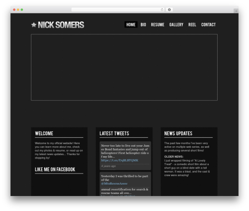 WordPress theme Smallfolio - rickmesons.com