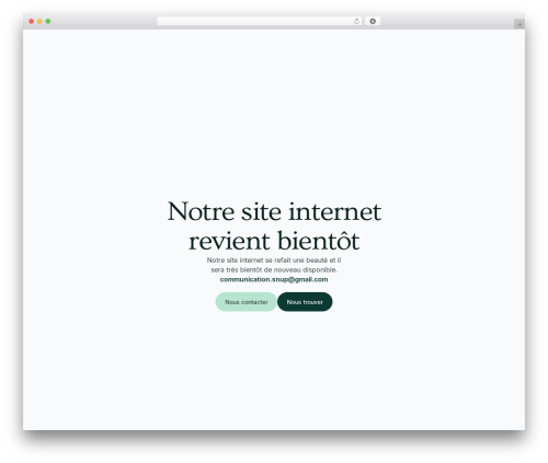 Best WordPress theme Breakdance Zero Theme - snup.fr