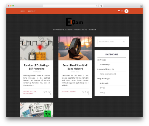 Breena WordPress theme - elqam.com