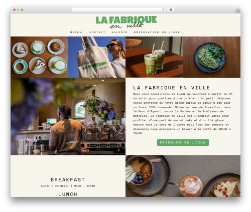 Zenchef widget integration WordPress plugin - lafabriqueresto.be