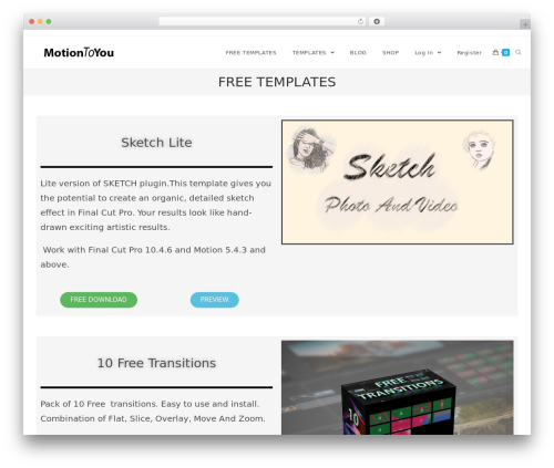 Energetic core parts WordPress plugin - motiontoyou.com