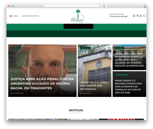 WordPress theme Ceris - radiosaojoaodelrei.com.br