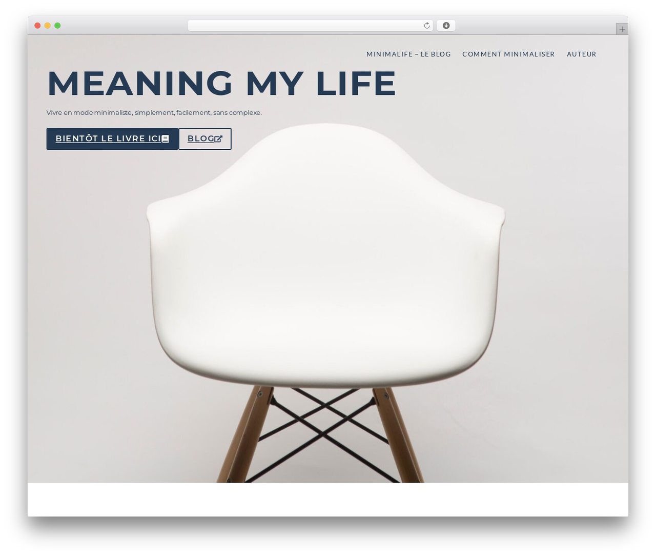 WordPress theme Gutenberg Starter WordPress Theme - minimalife.ch