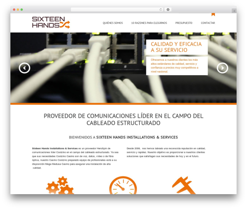 WordPress theme Elegantica - sixteenhands.net