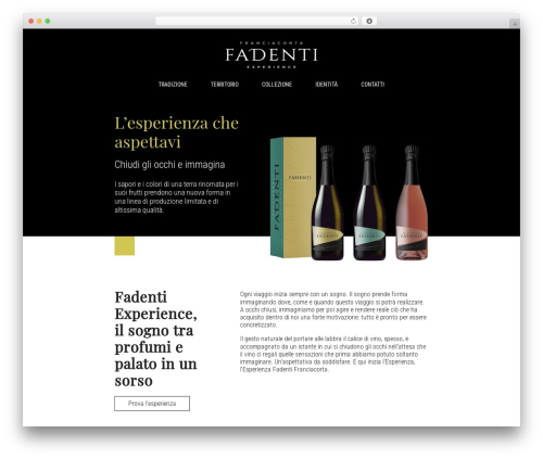 WordPress website theme DG-Theme - fadentifranciacorta.it